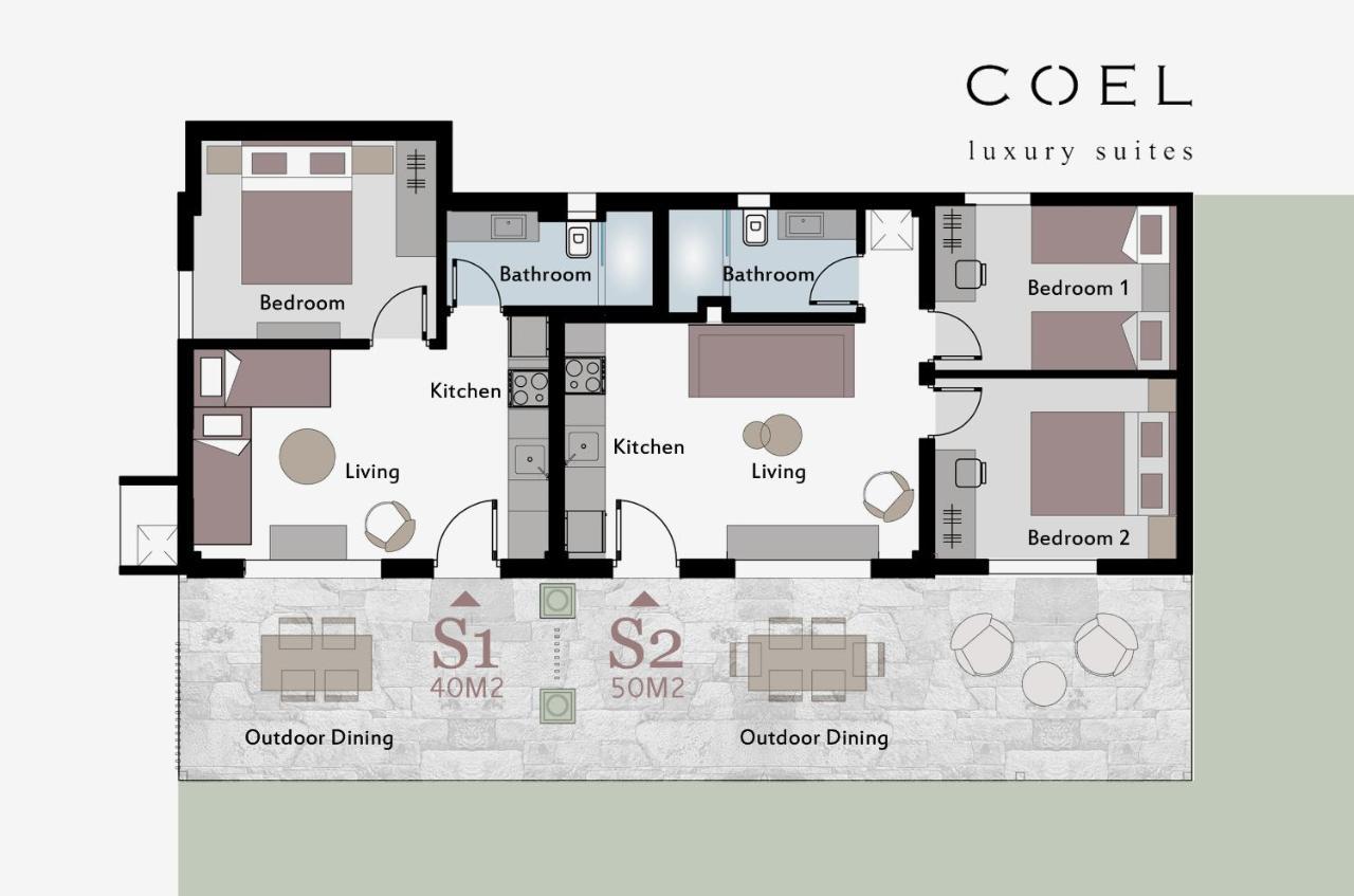 Coel Luxury Suites By Rentalspro Services - Potidea Halkidiki Nea Poteidaia Exterior photo